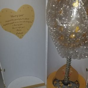 Lolita Heart of Gold Wine Glass